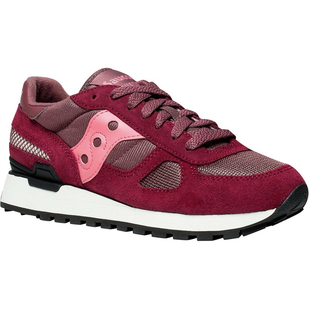 Saucony Shadow Original |  Burgundy & Pink | W 11 / M 9.5 | Dangerously Stylish